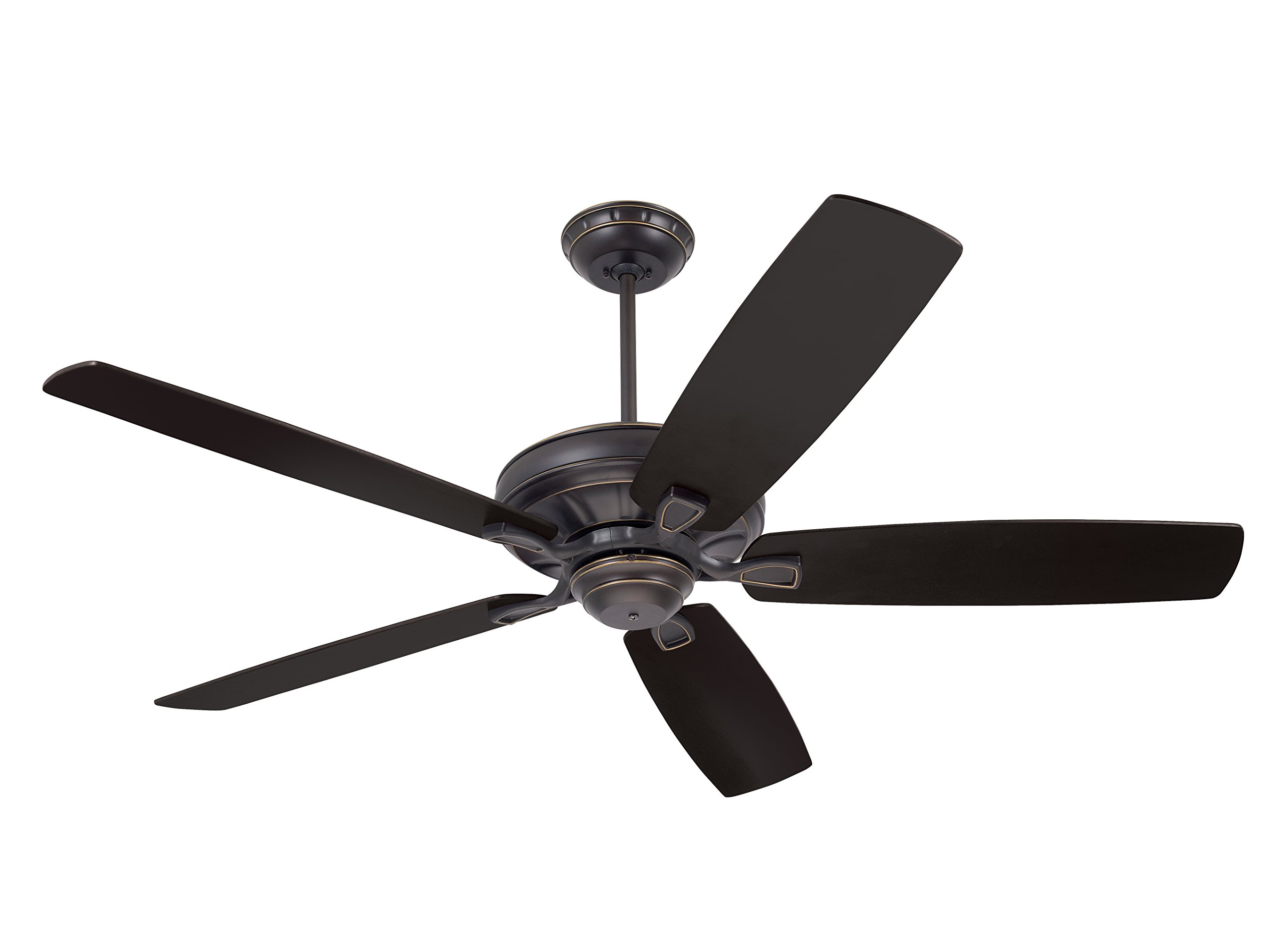 Emerson 60-Inch Carrera Indoor Ceiling Fan with Light Kit Adaptable - Golden Espresso Finish - Perfect for Living Room, Bedroom & Office Spaces
