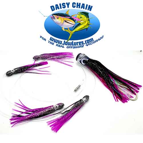 Jaw Lures Daisy Chain Fishing Lures - Premium Saltwater & Freshwater Bait for Bass, Walleye, and Trout - Perfect for Trolling, Casting, and Ice Fishing Adventures