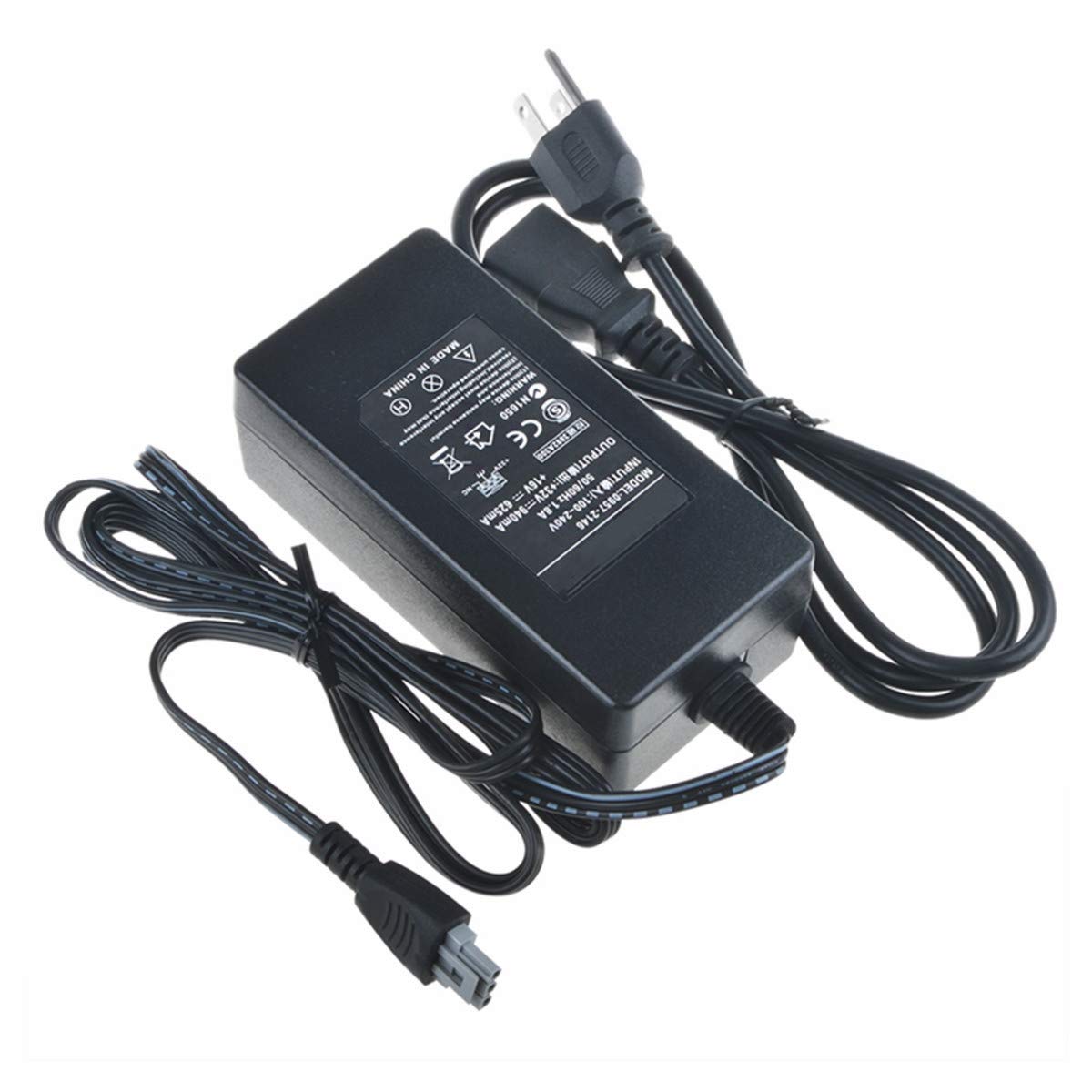 Original AC Power Adapter for HP DeskJet 2130 3630 OfficeJet 5255 5258 5259 6954 6958 Printer - Replacement Charger Cord for Home & Office Use