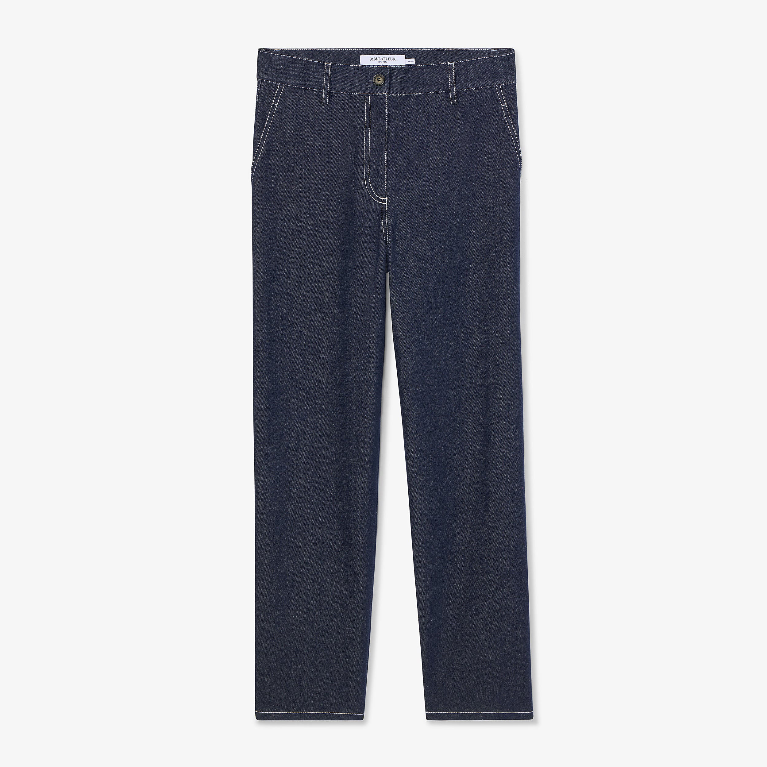 Bari Barrel Leg Stretch Denim Jeans for Women - Midnight Wash - Comfortable High Waist Skinny Jeans for Casual Wear & Night Out