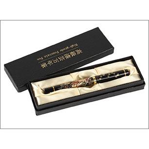 Premium MAKI-E Urushi Lacquer Fountain Pen - Handcrafted Kyoto Elegance by Yamanaka Lacquer Ware | Luxury Writing Instrument for Business Gifts, Collectors & Calligraphy Enthusiasts