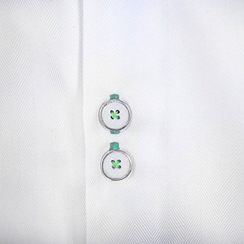 St. Patrick's Day Dress Shirts for Men - Irish Spirit Green Formal Shirts - Perfect for Irish Themed Parties, Parades & Celebrations