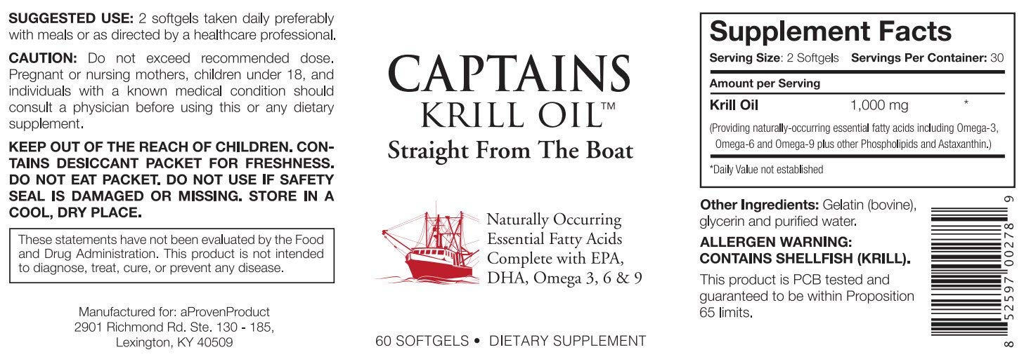 Premium Antarctic Krill Oil 1000mg Softgels - High Potency Omega 3 EPA & DHA with Astaxanthin & Phospholipids | 60 Capsules (2-Pack) | No Additives, Non-GMO | Supports Heart, Brain & Joint Health | Ideal for Active Lifestyles & Wellness Routines