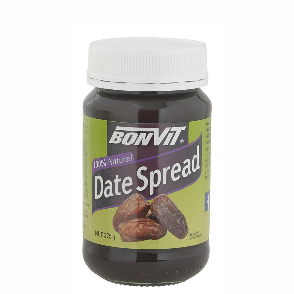 Organic Bonvit Date Spread - Natural Sweetener for Baking, Smoothies & Healthy Snacks | Vegan, Gluten-Free & No Added Sugar | Perfect for Toast, Yogurt & Desserts