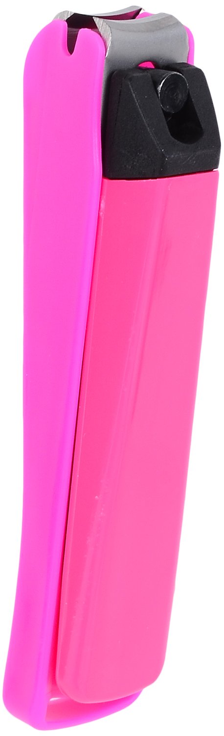 Kai Japan Professional Nail Clipper - Pink | Precision Stainless Steel Nail Clippers for Men & Women | Perfect for Travel, Home, and Salon Use