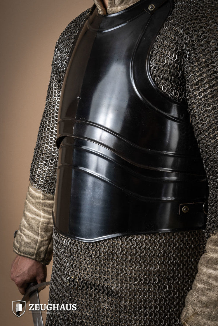 Cuirass Warrior Burnished Armor - Medieval Knight Costume for Cosplay, LARP & Renaissance Fairs | Authentic Historical Reenactment Gear