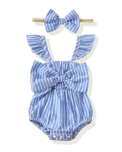 Halter Blue Stripe