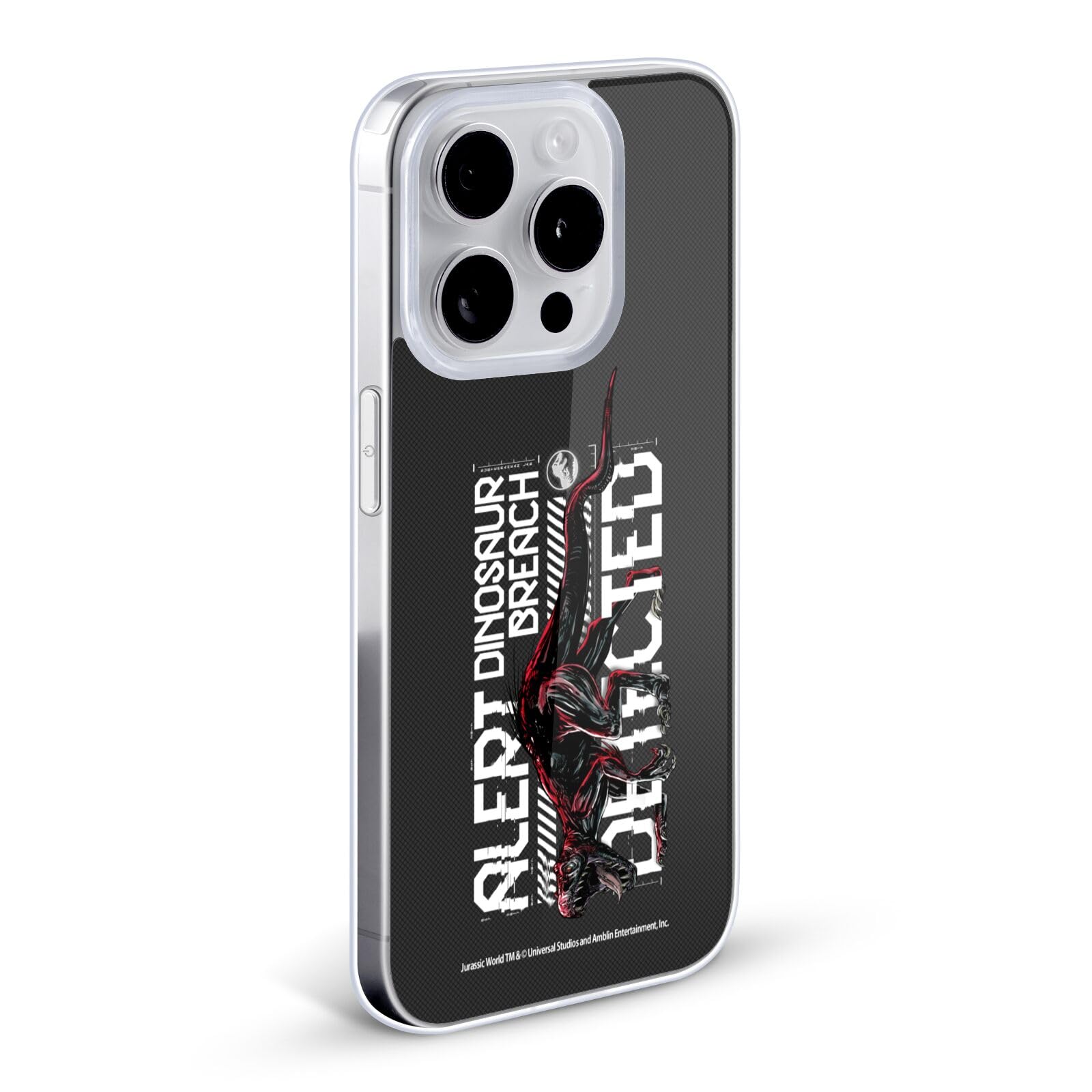 Officially Licensed Jurassic World Fallen Kingdom Dinosaur Breach Key Art Soft Gel Phone Case for Apple iPhone X/Xs - Durable Protection with Unique Movie Design, Perfect for Fans & Everyday Use