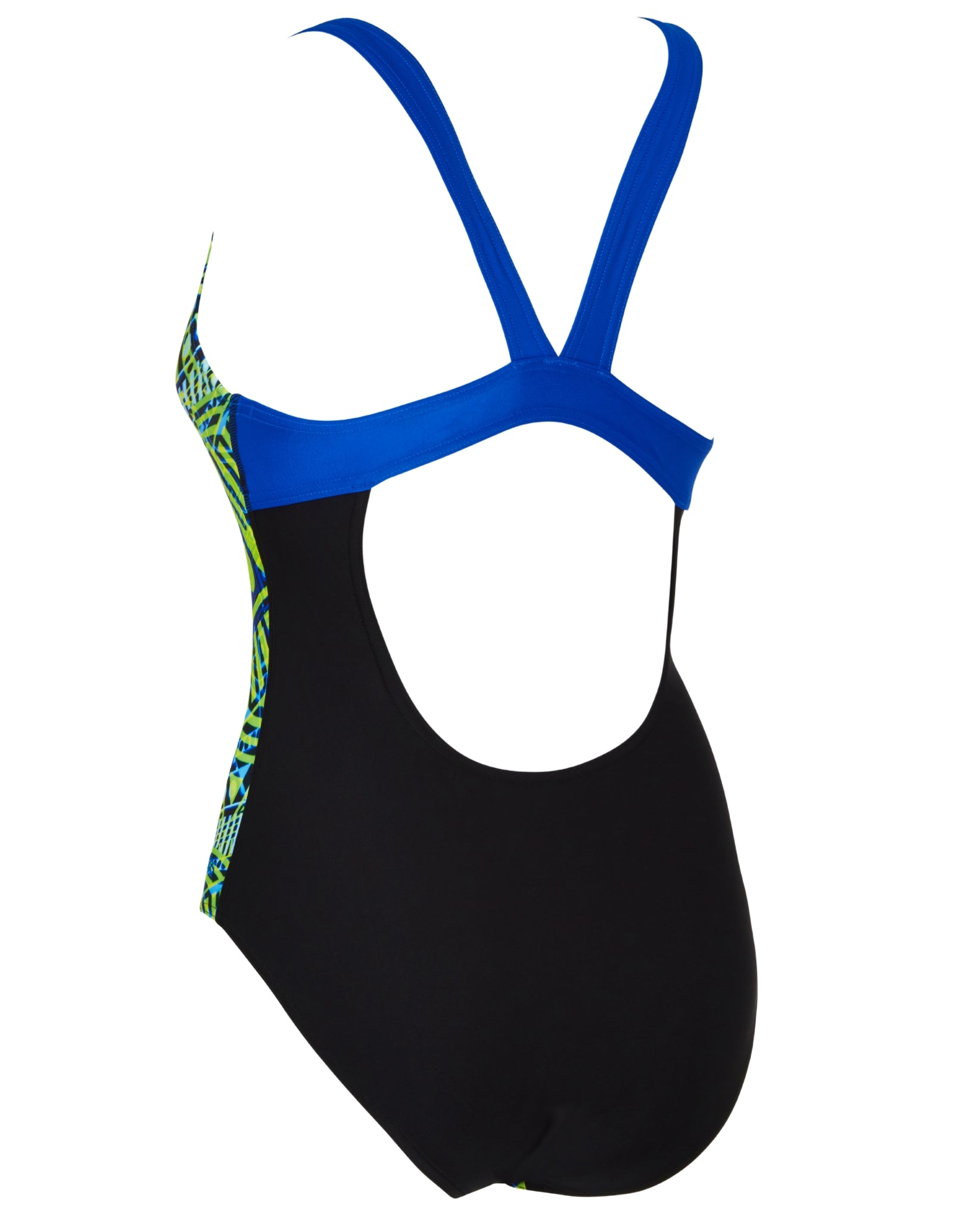 Inca Speedback Swimsuit for Women - Green & Blue Ombre High Performance Swimwear - Perfect for Swimming, Surfing & Beach Vacations