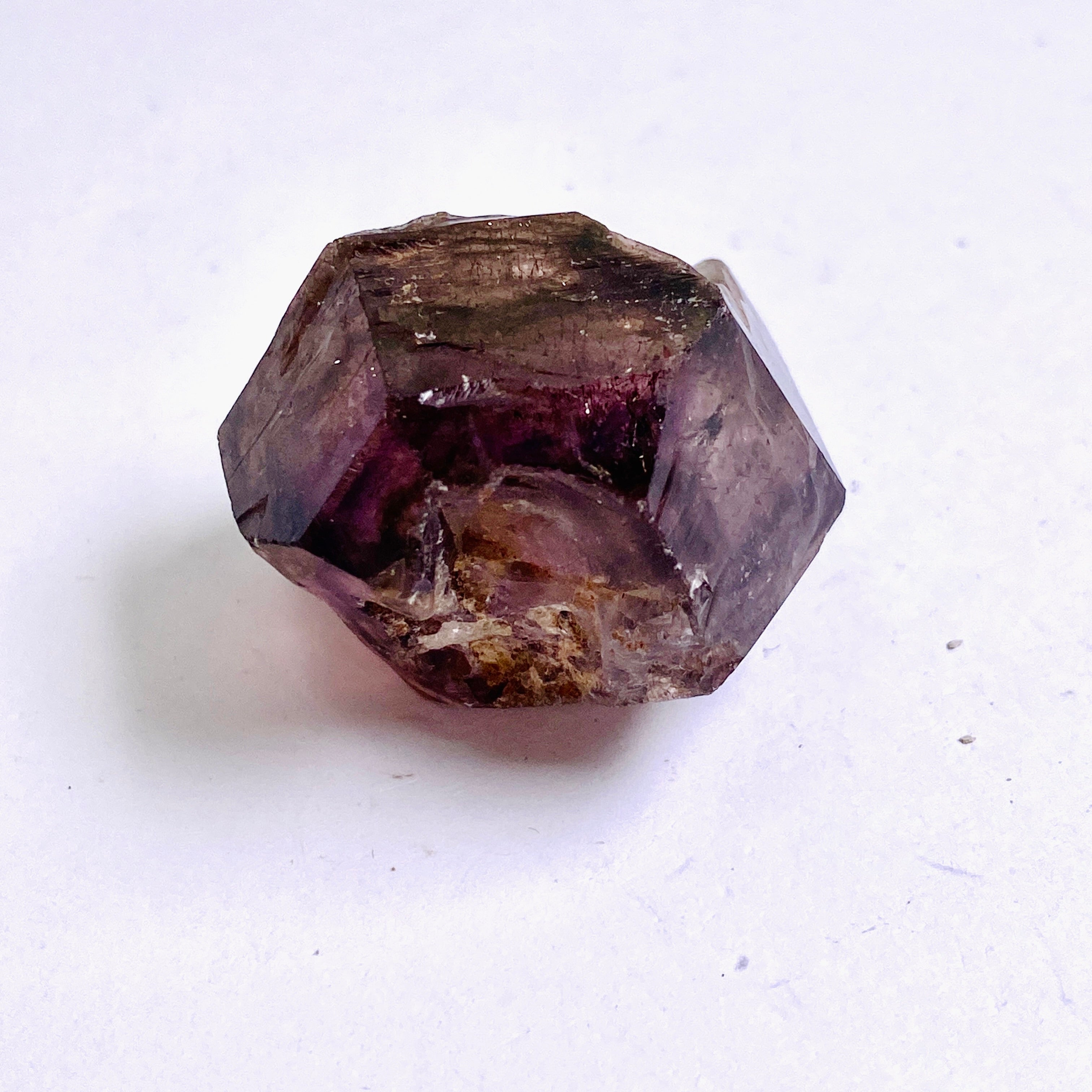Natural Smokey Amethyst Crystal with Inclusions - Similar to Super Seven & Brandberg (CR3736) - Perfect for Meditation, Healing & Jewelry Making