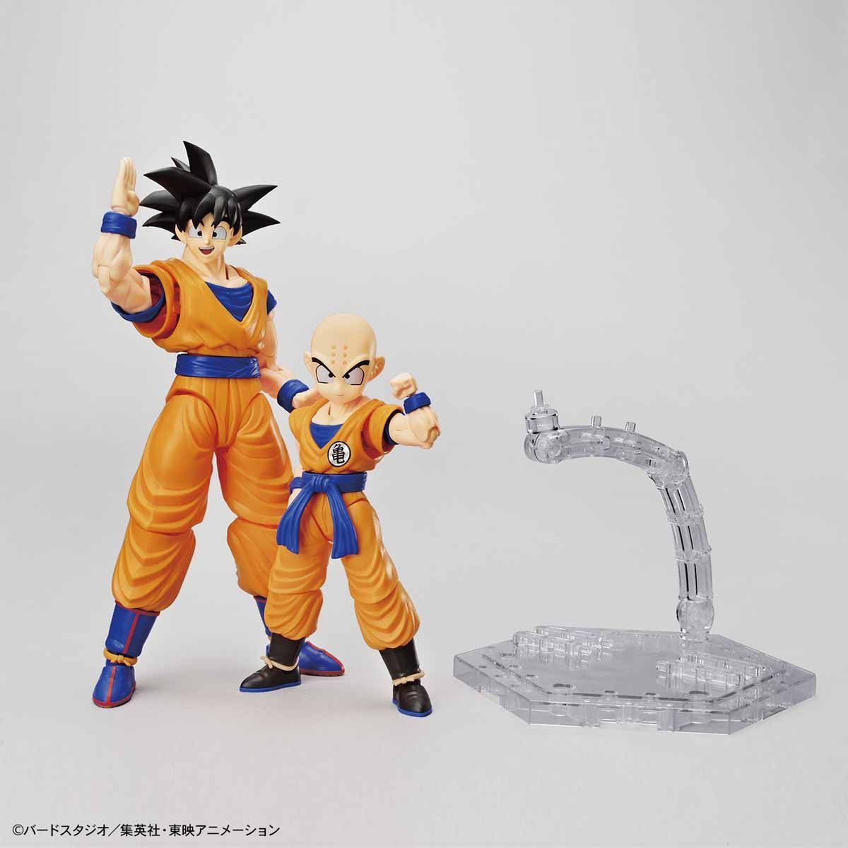 Figure Rise Standard Dragon Ball Z Son Goku & Krillin DX Set - Premium Plastic Model Kit for Anime Collectors - Perfect for Display, Gifts, and DIY Projects