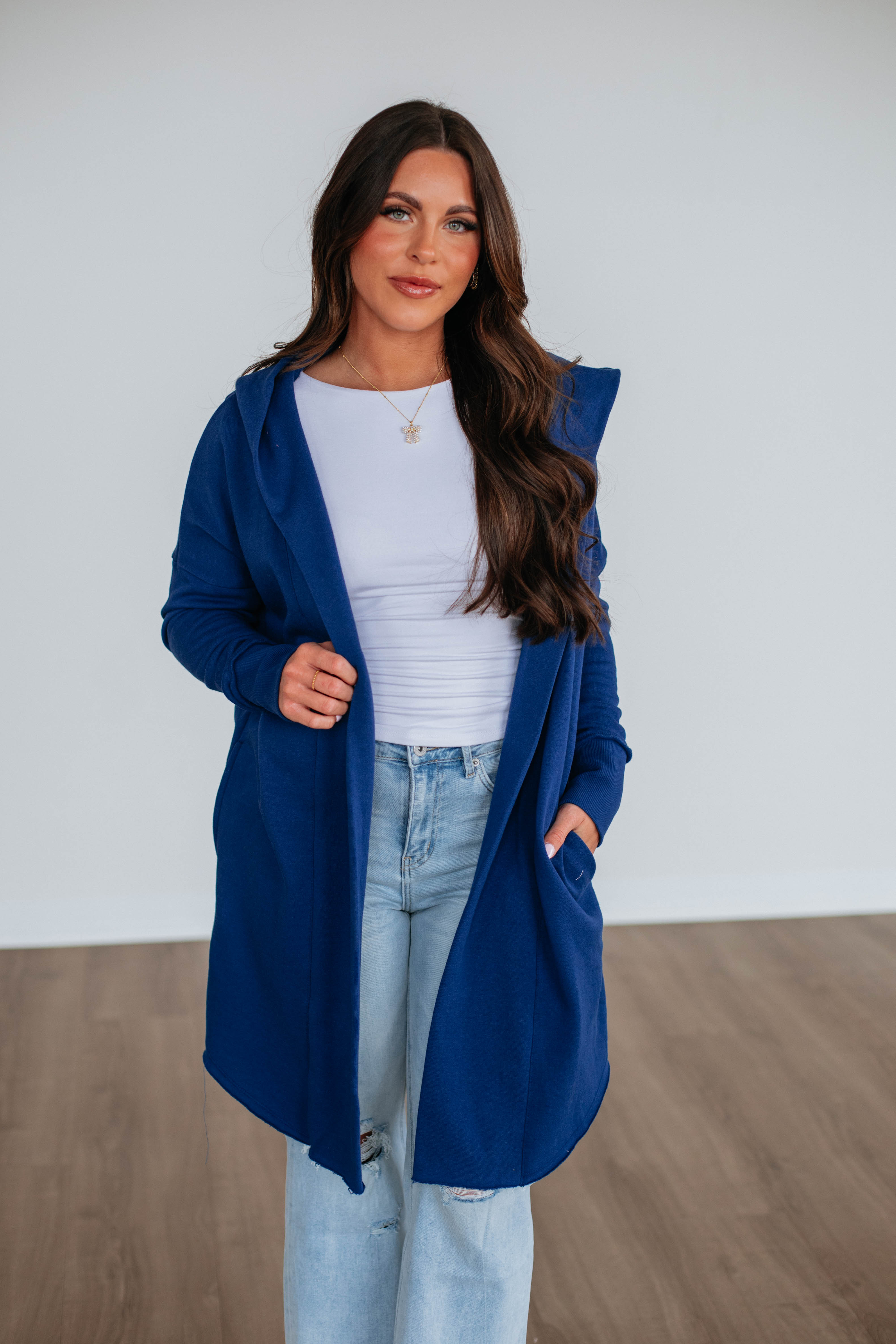 Rebekah Cardigan for Women - Royal Blue Knit Sweater | Cozy Fall & Winter Fashion | Perfect for Office, Casual Outings & Date Nights