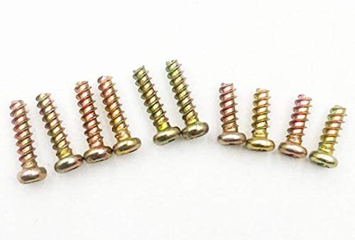 10 PCS Universal Y Tri-Wing & Cross X Screws for Gameboy GB GBA GBC Console Shell Repair - Perfect for Gameboy Accessories Replacement and DIY Fixing (6pcs Y + 4pcs X Screws)
