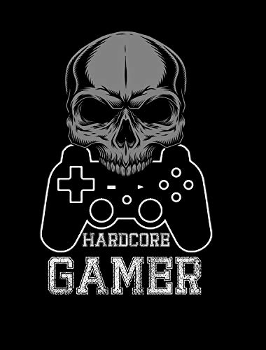 Black - Hardcore Gamer Skull