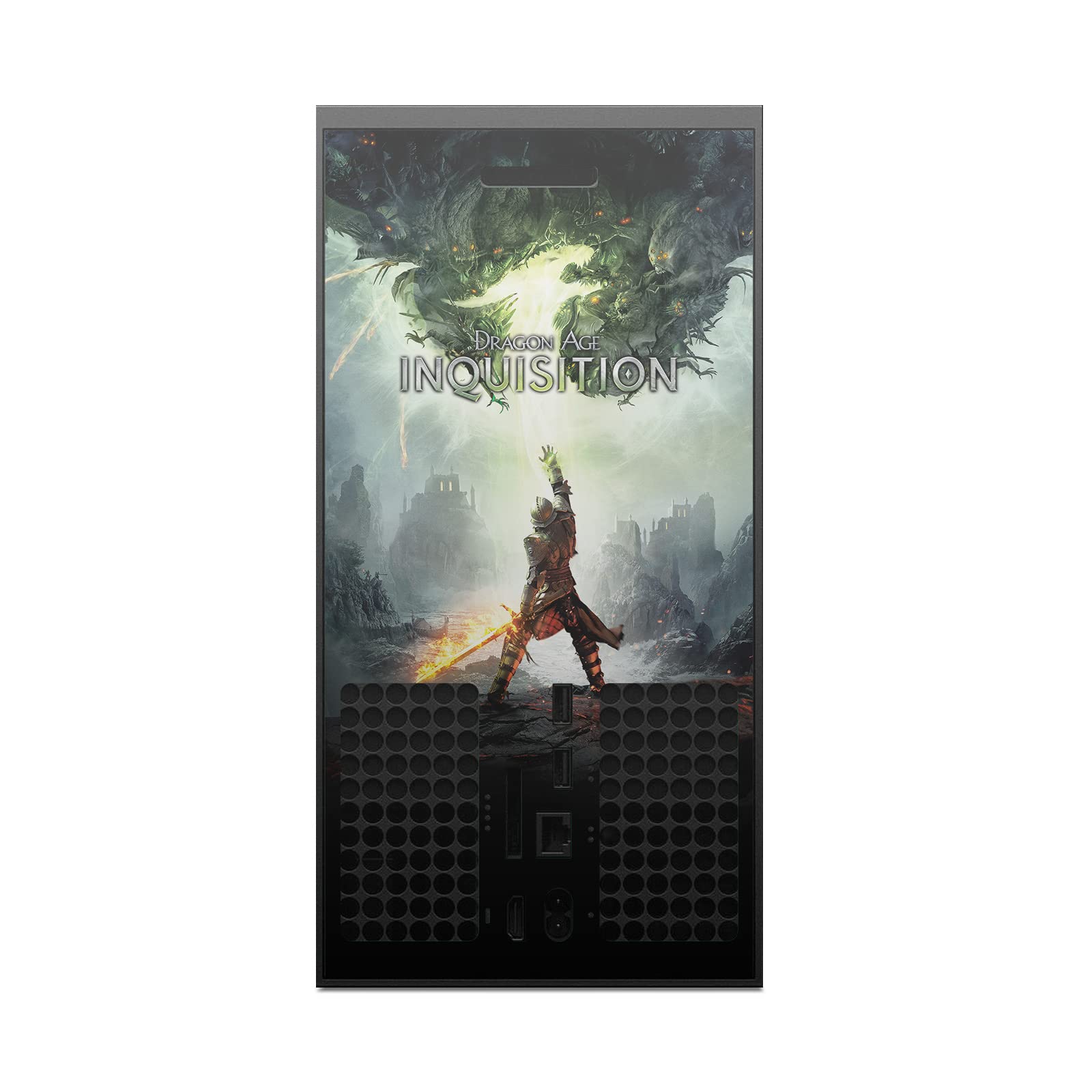 Official EA Bioware Dragon Age Inquisition Vinyl Sticker - Gaming Skin Decal Compatible with Xbox Series X Console & Controller Bundle - Perfect for Gaming Enthusiasts & Collectors