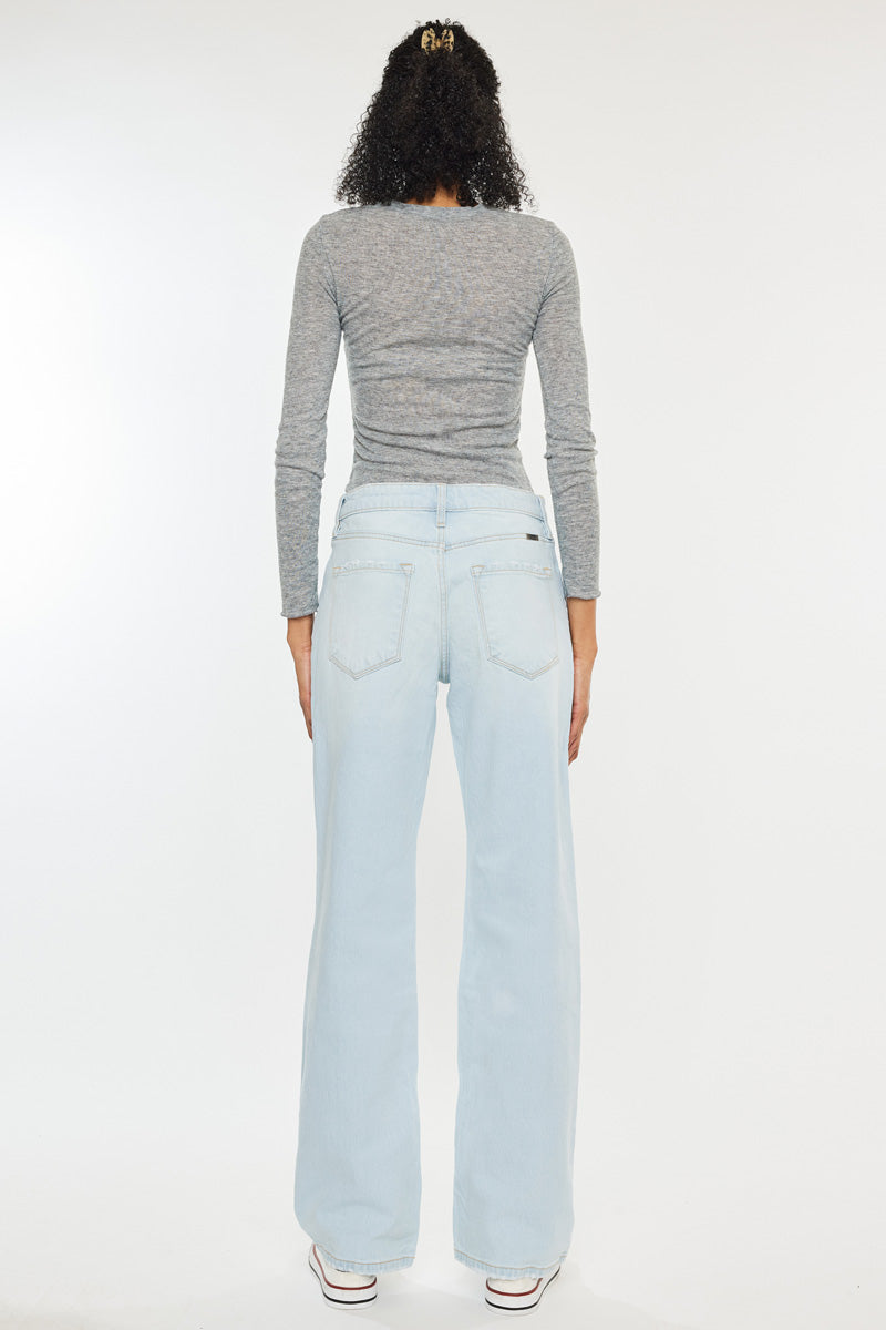 Muffy Mid Rise Boyfriend Jeans for Women - Comfortable Stretch Denim Pants with Relaxed Fit | Perfect for Casual Outings, Weekend Wear & Street Style Fashion