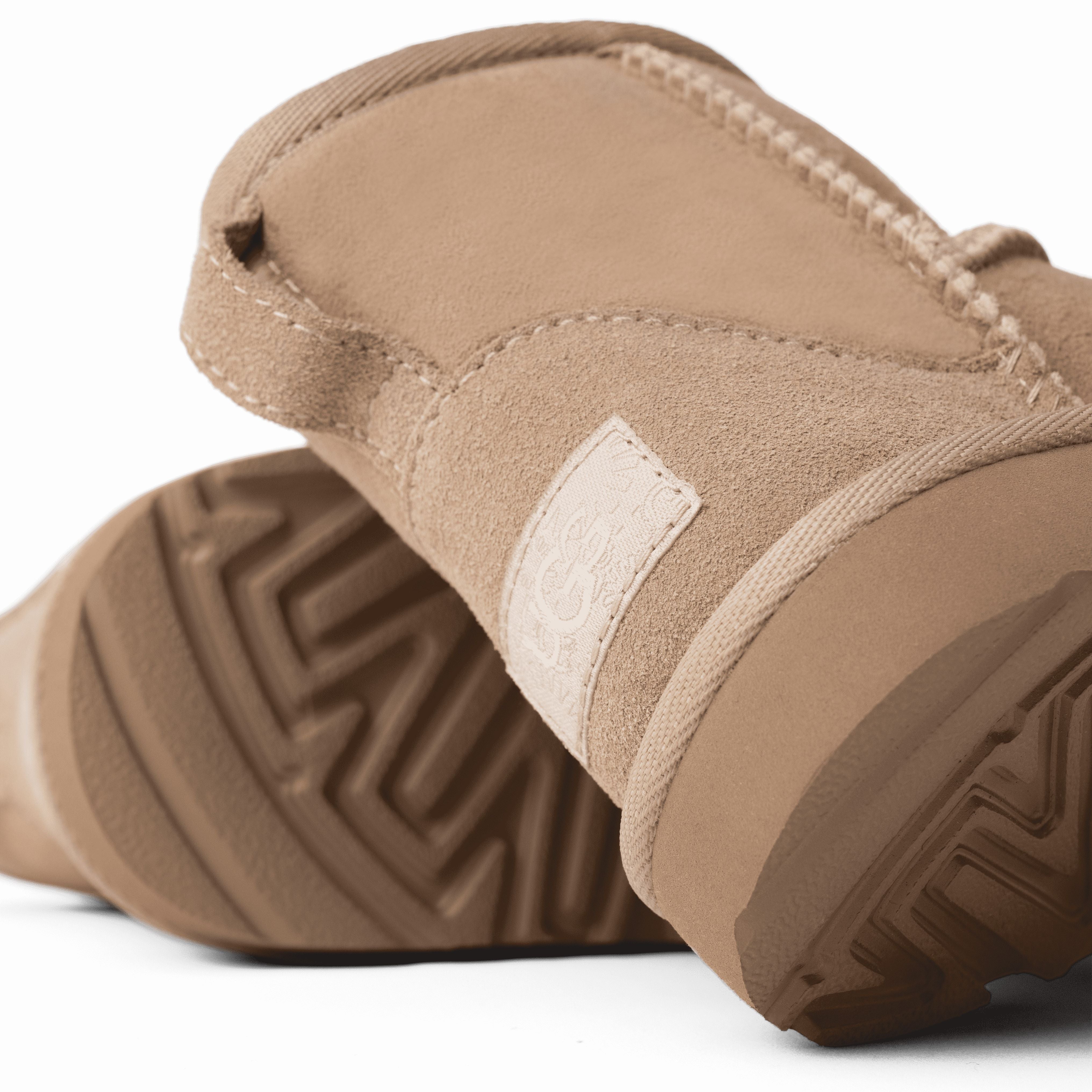 UGG Kid's Classic II Mini Boot in Sand - Waterproof Winter Snow Boots for Girls & Boys - Cozy Fleece Lined Shoes for Cold Weather, Outdoor Play & School