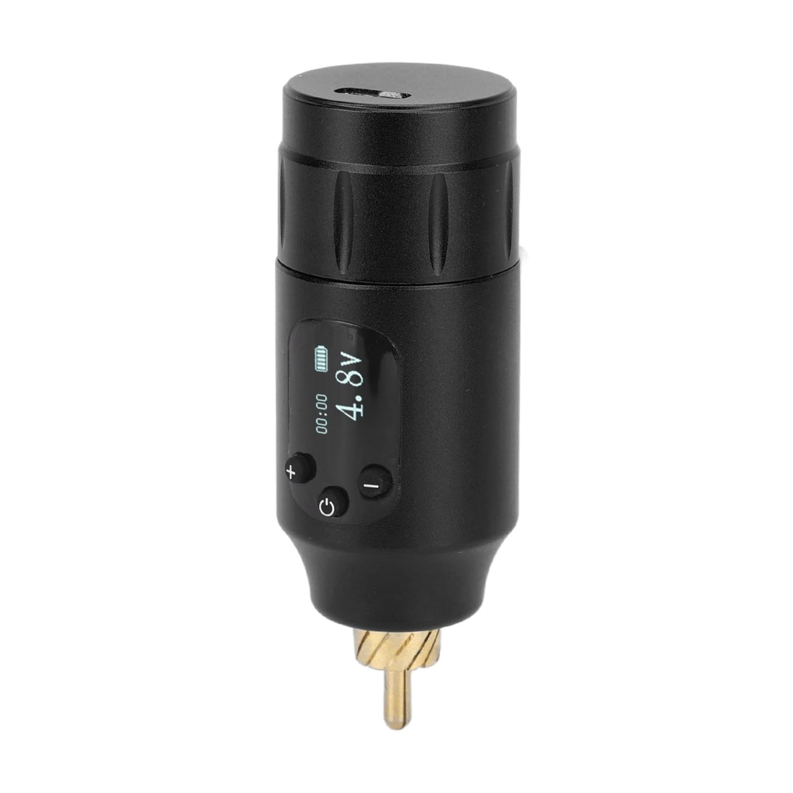 Professional Tattoo Power Supply for Artists - 1300mAh Rechargeable Battery (Black) - Portable Tattoo Machine Power Source - Perfect for Tattoo Studios, Home Use & Traveling Artists