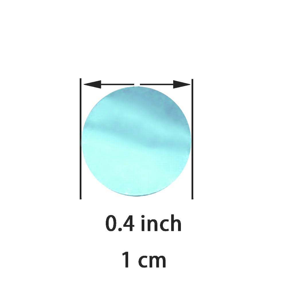 Light Blue Foil Metallic Round Table Confetti - Under the Sea Baby Shower Decorations, Birthday Party Circle Dots, Mylar Table Scatter for Weddings & Bachelorette Parties (60g) - Perfect for Ocean-Themed Events, Centerpieces, and Photo Backdrops