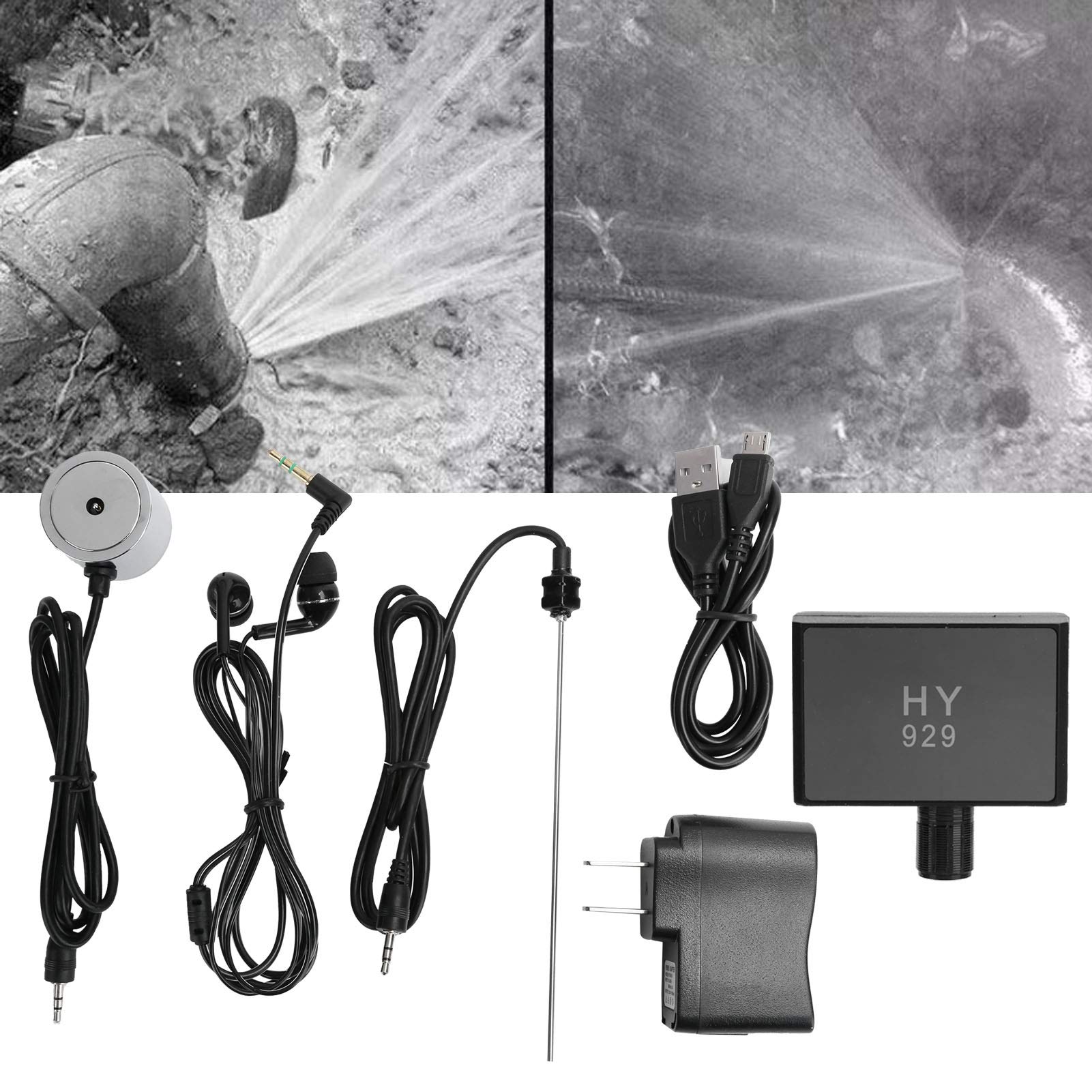 Water Leak Detector with Alarm - Smart Water Leakage Sensor for Home & Office - High Strength Pipe Leak Detection Monitor (US Plug 110-240V) - Perfect for Basements, Bathrooms & Under Sinks