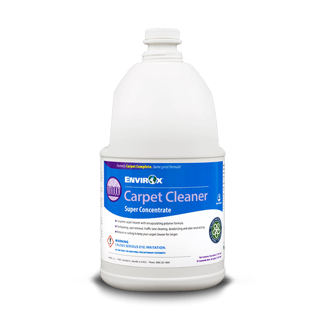 EnvirOx Carpet Complete Concentrate 1 Gallon (4/Case) | Professional Carpet Cleaner for Deep Cleaning & Stain Removal | Perfect for Home, Office & Commercial Use