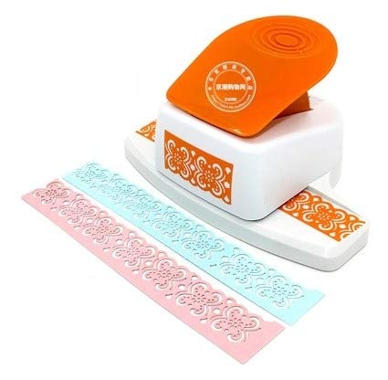 Butterfly Flower Shape Scrapbook Border Punch - Paper Craft Embossing Tool for DIY Scrapbooking, Card Making & Photo Albums - Perfect for Handmade Greeting Cards, Journals & Decorative Paper Projects