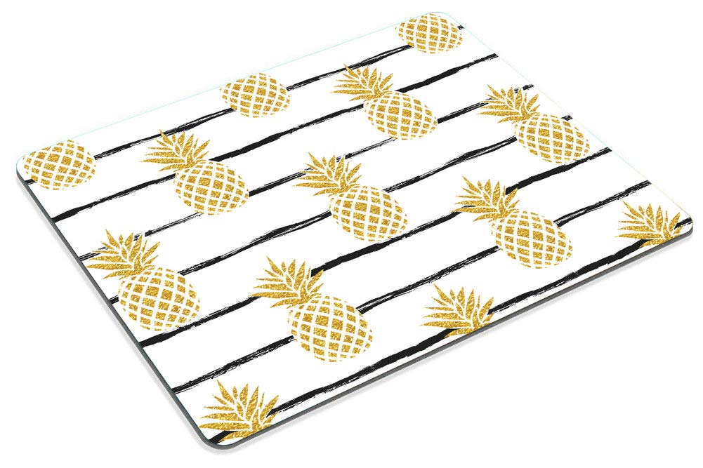 Premium Pineapple Mouse Pad - Non-Slip Fruit Design Gaming & Office Desk Mat - Square Mousepad for Computer, Laptop, Home & Office Decor Accessories (Perfect for Work, Gaming & Study Setup)