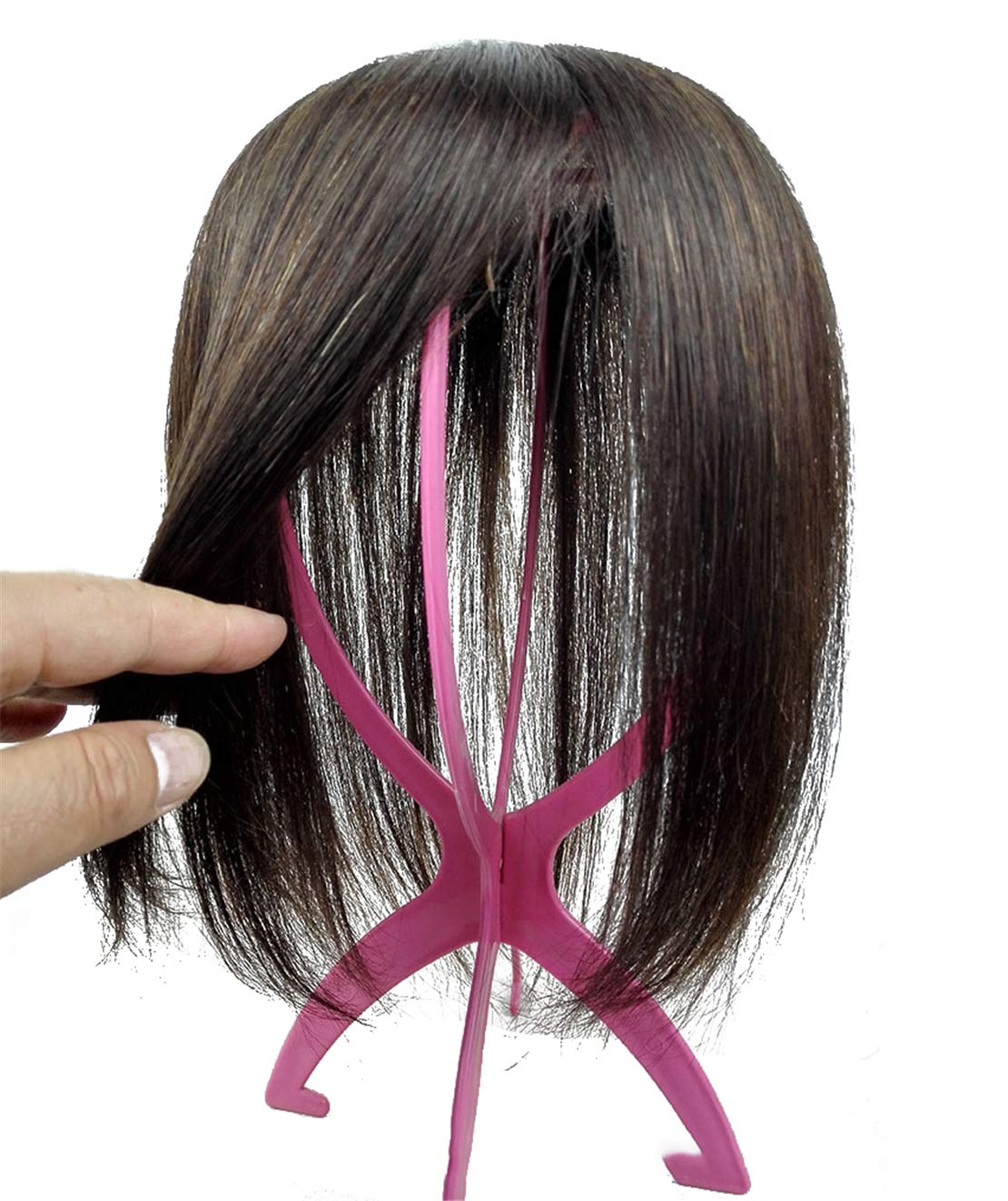 Premium Mono Topper Human Hair Hand Woven Hair Toppers for Women with Thinning Hair - 5