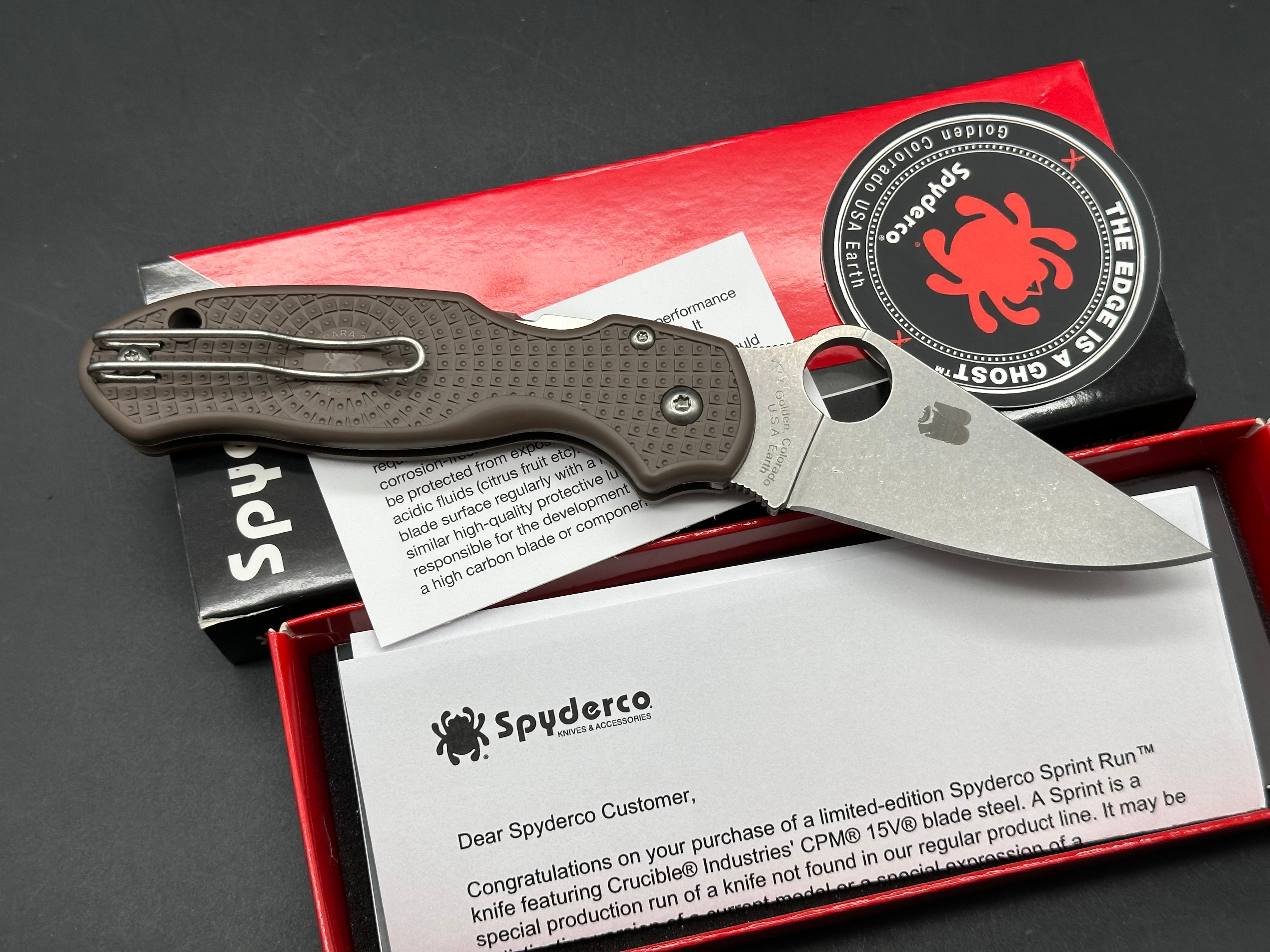 Spyderco Para 3 Lightweight Folding Knife - 2.93