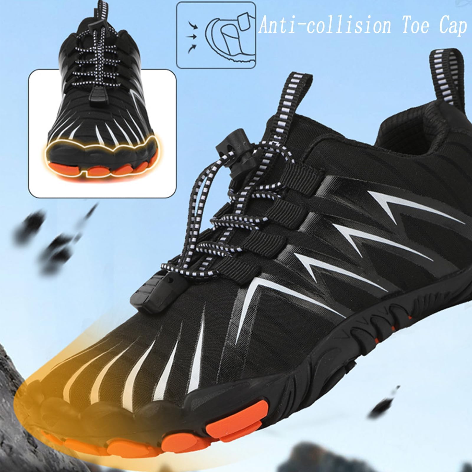 LOSD Women's Barefoot Hiking Shoes - Non-Slip, Breathable & Quick-Dry Minimalist Trail Shoes for Outdoor Adventures & Water Activities