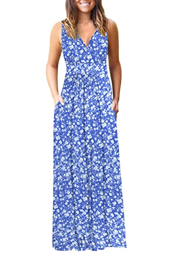 04-floral Blue White