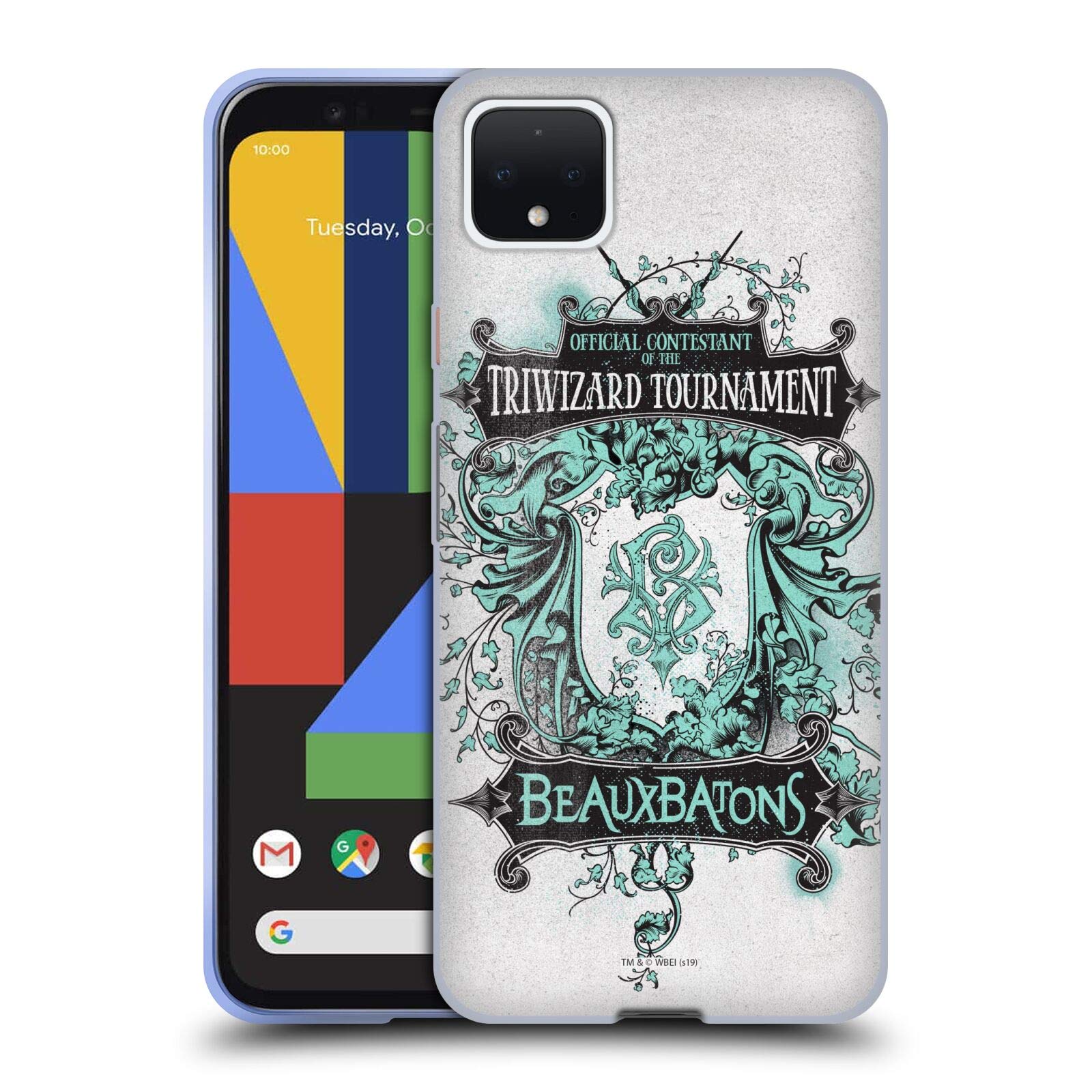Harry Potter Beauxbatons Gel Case for Google Pixel 4 XL - Movie Inspired Phone Cover