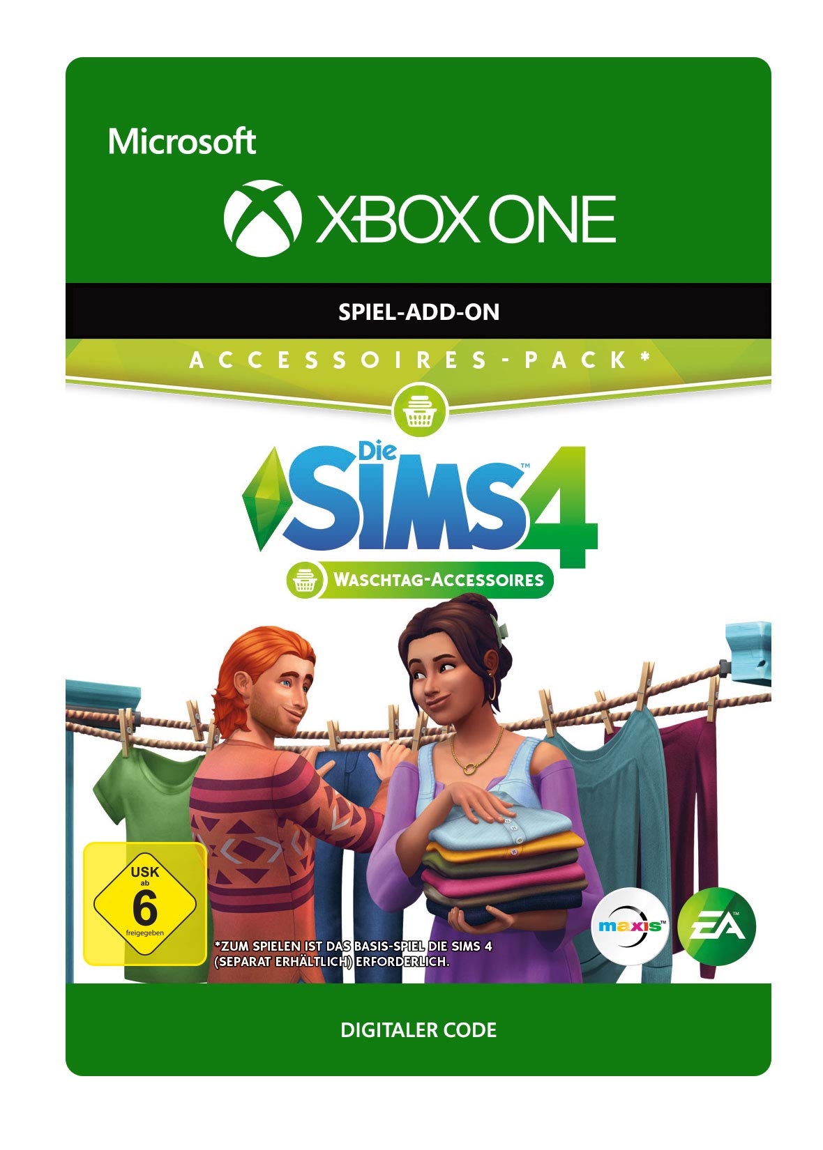 The Sims 4: Laundry Day Stuff DLC - Digital Download Code for Xbox One | Virtual Home Decor & Lifestyle Expansion Pack
