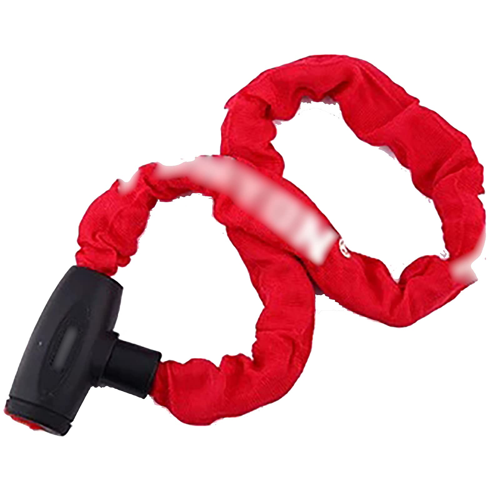 LIUMANG Folding Bike Lock - Heavy Duty Steel Cable Bicycle Lock with 90cm Chain for Mountain Bikes, Motorcycles & Scooters | Anti-Theft Security | Perfect for Urban Commuting, Parking & Outdoor Adventures (Red)