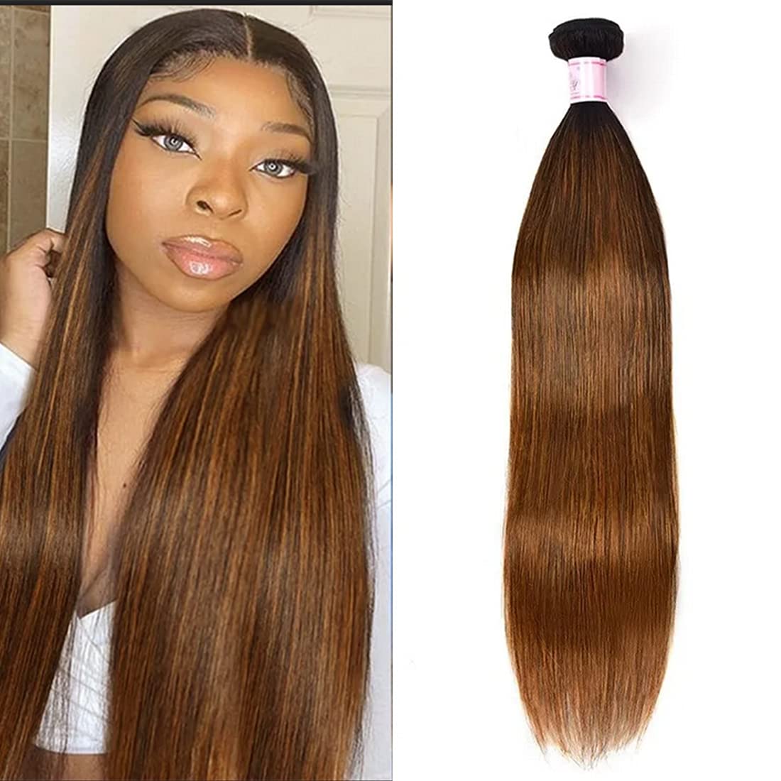 Beauty Forever Malaysian Straight Virgin Hair Extensions - 3 Bundles (20