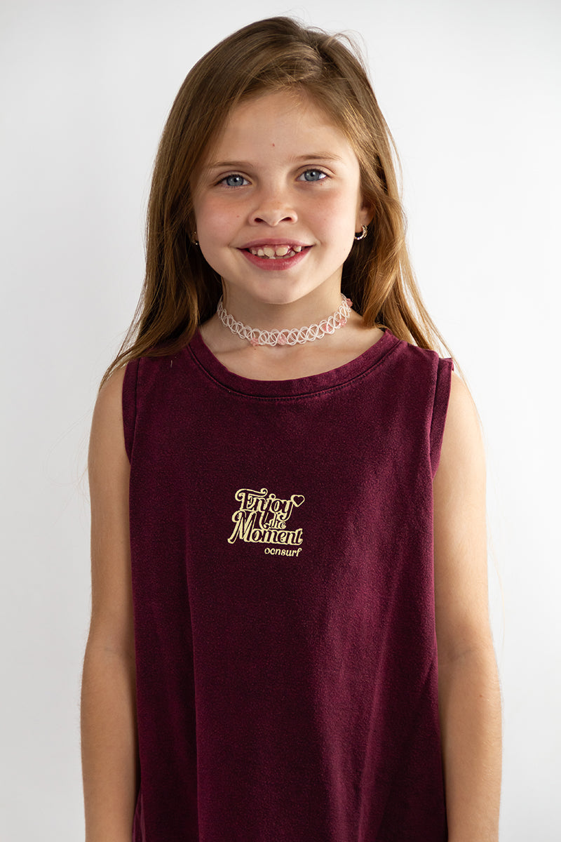 Ocn Kids Jane Burgundy Dress (W2) - Perfect for Birthday Parties, School Events & Special Occasions