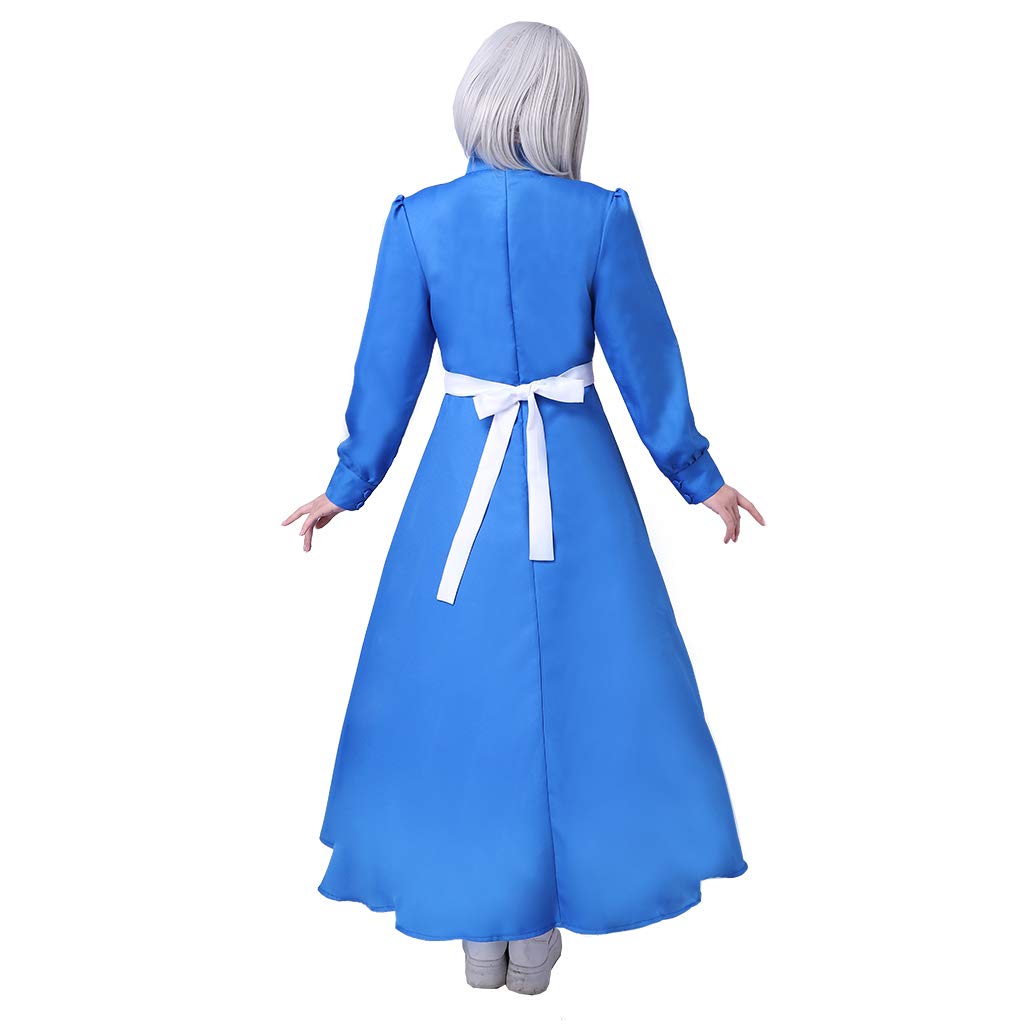 Anime Cosplay Costume for Women - Blue Apron Dress DIY Outfit | Perfect for Halloween, Cosplay Events & Themed Parties