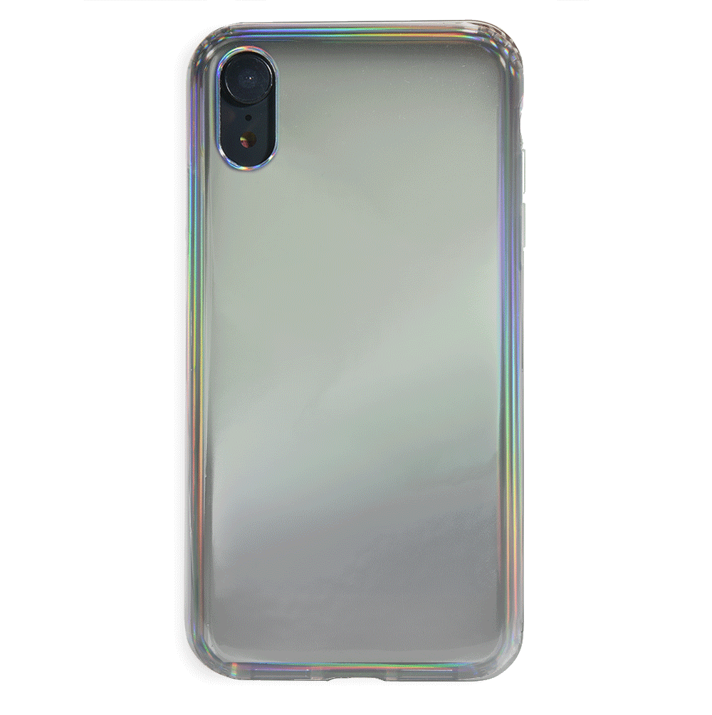 Holo Nebula iPhone Case - Glitter Holographic Phone Cover for iPhone 12/13/14/15 Pro Max - Trendy Protective Case with Cosmic Shine - Perfect for Parties, Gifts & Everyday Style