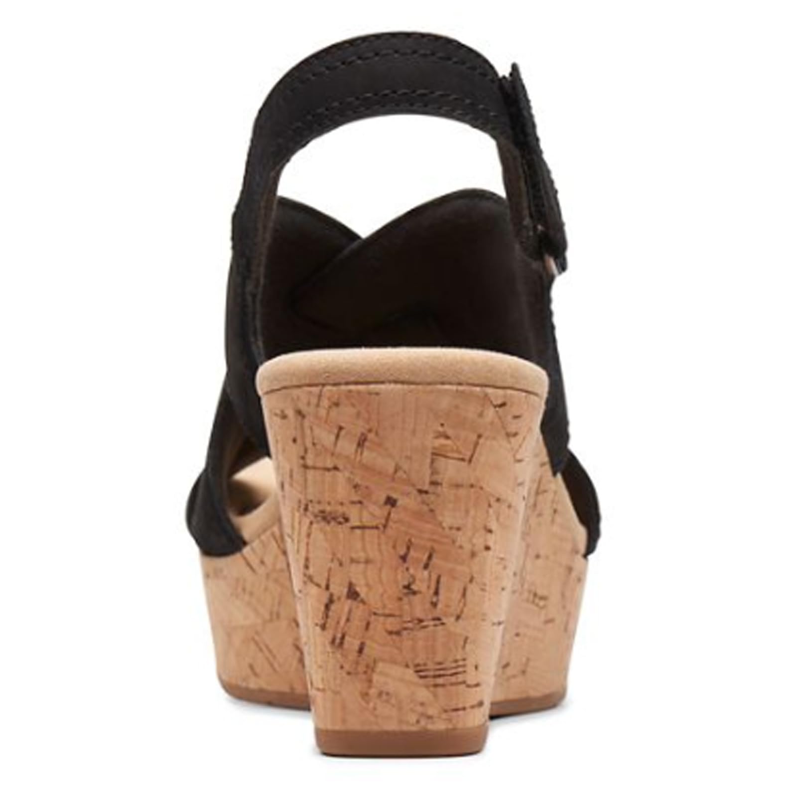 Clarks Women's Rose Erin Wedge Sandal - Comfortable Casual Summer Sandals for Walking, Beach & Outdoor Activities | Breathable & Stylish Footwear