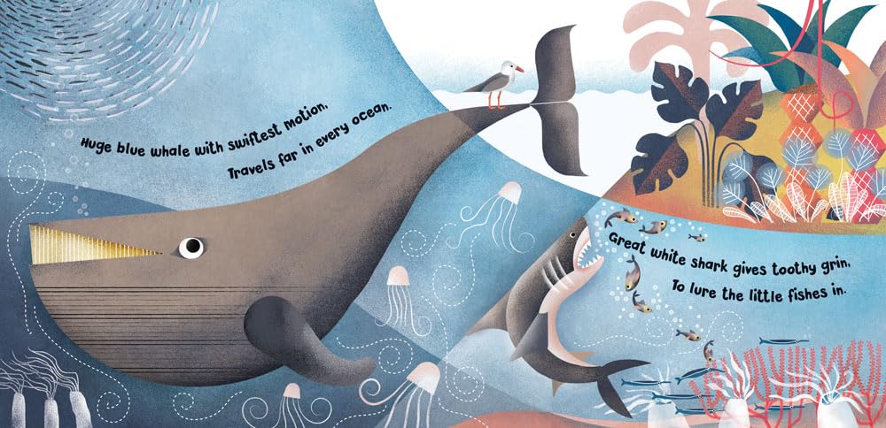 Penguin & Whale Themed Home Decor - Cute Animal Wall Art for Kids Room, Nursery, or Playroom