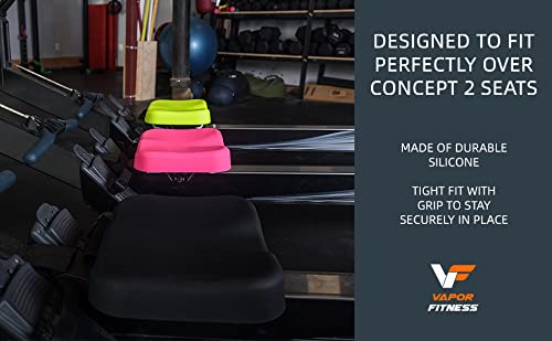 Premium Silicone Rowing Machine Seat Cover for Concept 2 Rower - Comfortable Non-Slip Replacement Cushion | Rowing Machine Accessories for Home Gym & Fitness Training