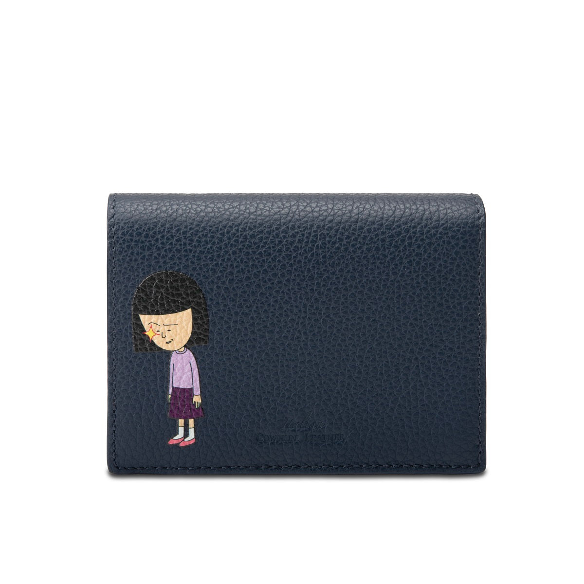 Samuel Ashley x Chibi Maruko Chan Genuine Leather Bifold Wallet for Men & Women - Perfect for Everyday Use, Travel & Gift Giving