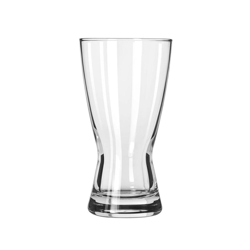 Premium Libbey 12 Oz Heat-Treated Hourglass Pilsner Beer Glasses - Set of 24 - Durable Barware for Craft Beer, Lager, and Cocktails - Perfect for Home Bars, Restaurants, and Parties