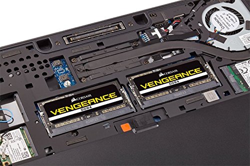 Corsair Vengeance 64GB (2x32GB) DDR4 2933MHz SODIMM Laptop Memory Kit - C19 Latency, Black | High-Performance RAM for Gaming Laptops, Workstations & Content Creation
