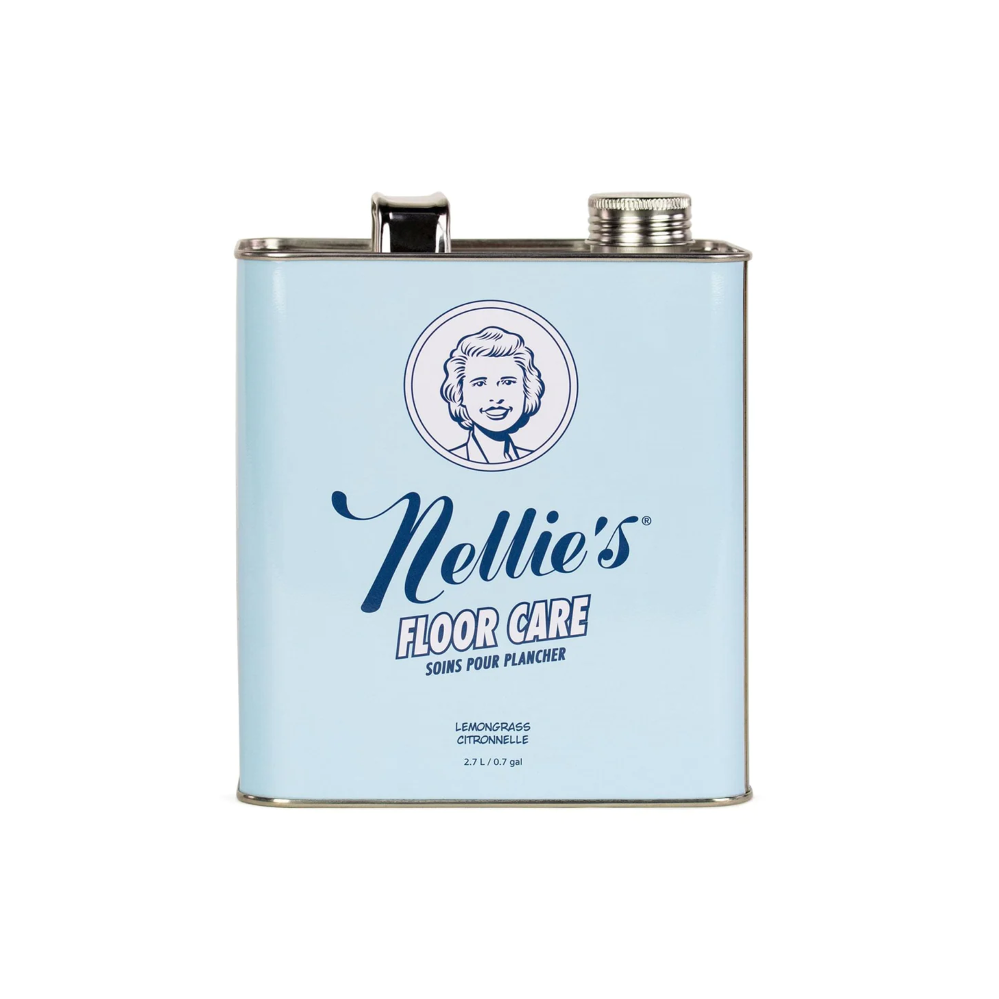 Nellie's All-Natural Floor Cleaner - 0.7 Gallon Bulk Tin | Eco-Friendly Hardwood & Tile Floor Care Solution | Perfect for Homes, Offices & Commercial Spaces