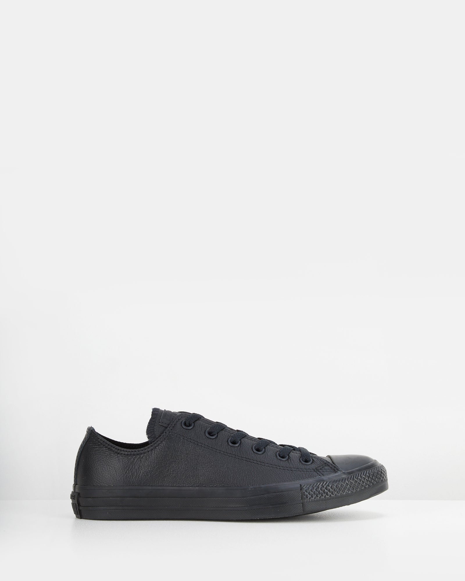 Chuck Taylor All Star Ox Leather Sneakers for Men - Classic Black Canvas Shoes for Casual Wear & Street Style