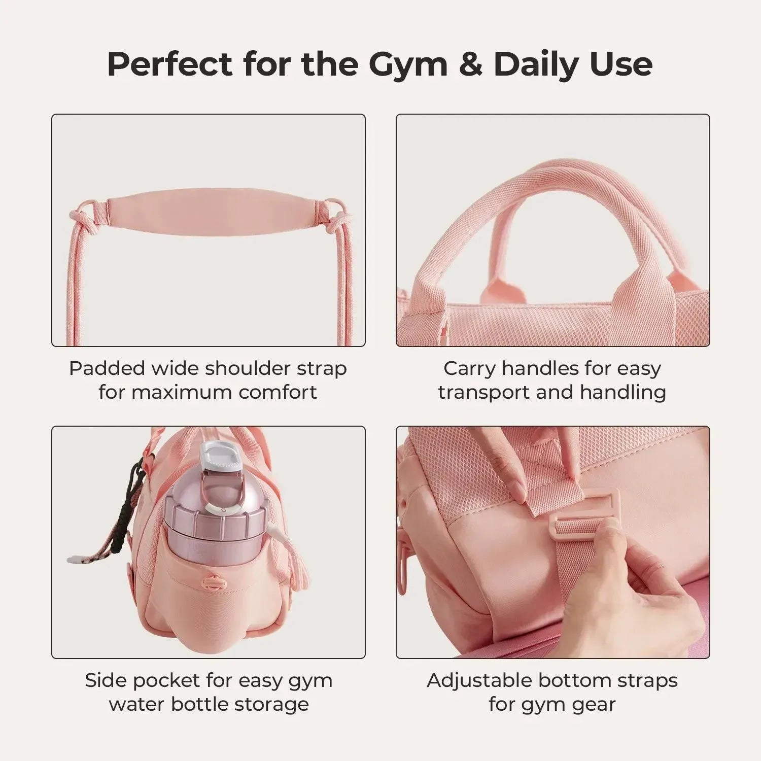 REIKI 5.5L Mini Duffle Bag - Lightweight Compact Gym Bag for Workout, Yoga, Travel & Sports - Water-Resistant Small Duffel for Men & Women