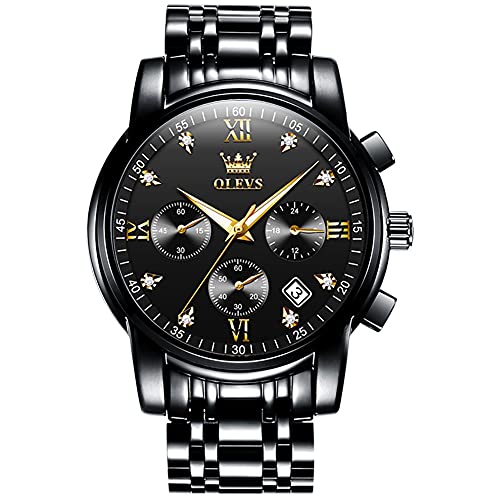 All Black Chronograph Men Watch