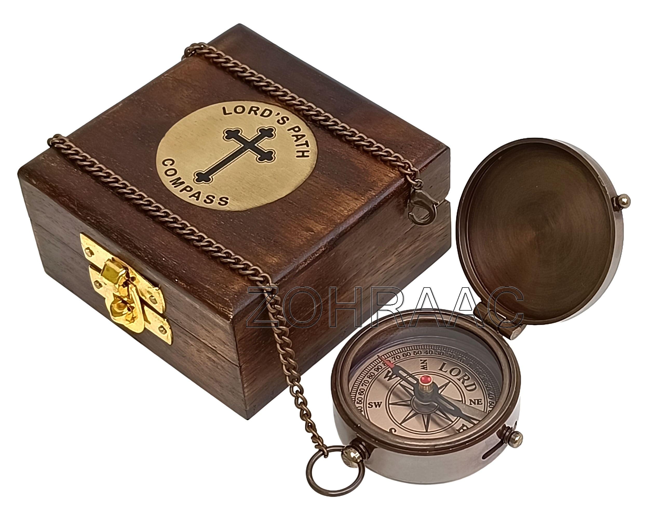 Religious Gifts for Men - Personalized Christian Compass with Jeremiah 29:11 Bible Verse - Inspirational Missionary & Easter Gifts for Teen Boys & Catholic Men - Perfect for Baptism, Confirmation & Spiritual Encouragement