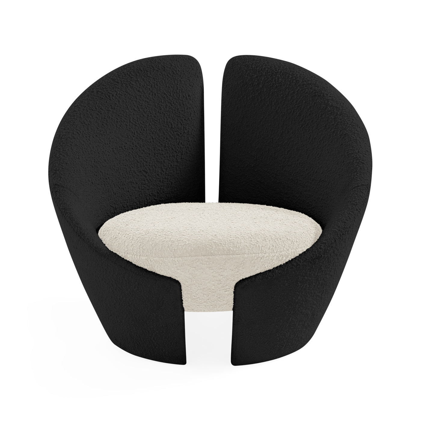Marais Lounge Chair - Modern Accent Chair for Living Room, Bedroom, or Office - Comfortable Upholstered Armchair with Wooden Legs - Perfect for Relaxing, Reading, or Decorating Your Space